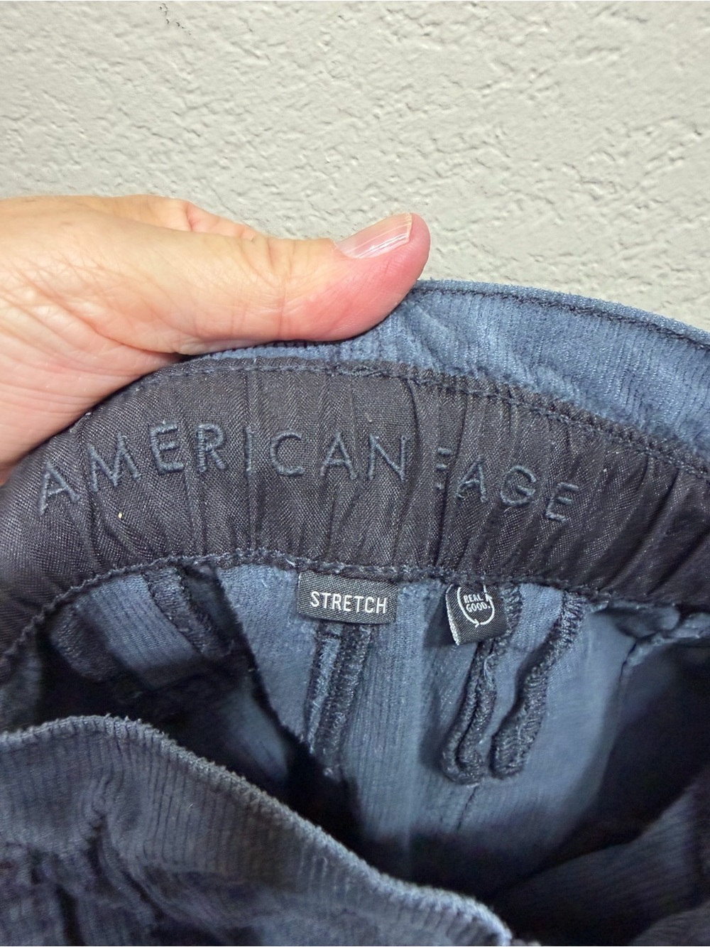American Eagle High Rise Paper Bag Barrel Corduroy Pants 12 S Baggy Street-wear - Picture 4 of 5